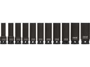 Set Chei Tubulare AdÂnci De Impact, 11 Buc