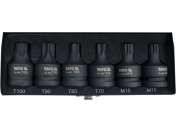 Set BiȚi Torx / Spline, 6 Buc, 3/4''