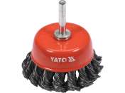 Perie CupĂ Cu Ax 65mm, Toroane Din SÂrmĂ