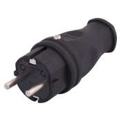 Stecher Liniar Cauciucat Cu Manson Lung / Negru