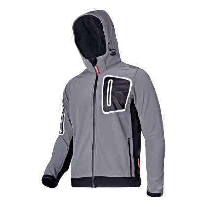 Jacheta Elastica Cu Gluga / Gri - 2xl