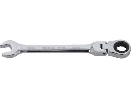Cheie Combinată Cu Clichet Și Cap Flexibil 13Mm
