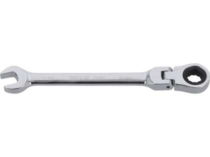 Cheie Combinată Cu Clichet Și Cap Flexibil 11Mm