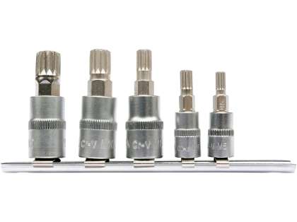 Set Biți Spline, 5 Buc