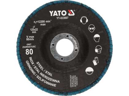Disc Pt Șlefuit P80 125Mm