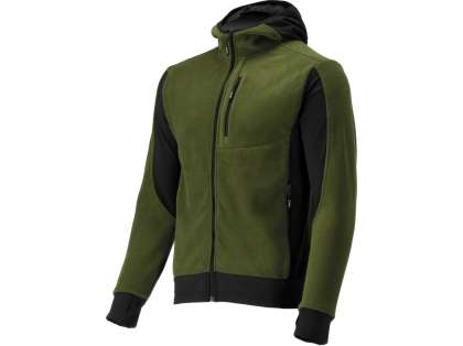 Jacheta Fleece Cu Gluga Sarna Verde M
