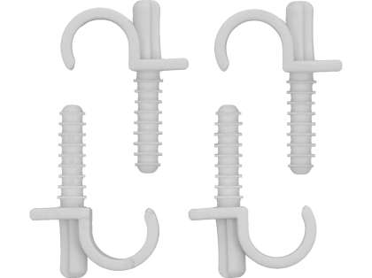 Set 4 Cleme Simple Cu Montare Rapidă, Pentru Țevi 15-16Mm