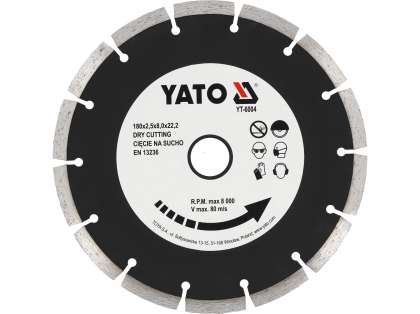 Disc Diamantat Segmentat Hs 180Mm