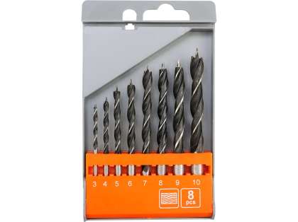 Set Burghie Pentru Lemn 3-10Mm, 8 Buc