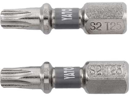Biți 1/4 25Mm T25, 2 Buc, Ni