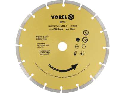 Disc Diamantat Cu Segmente 230Mm