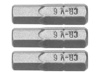 Set 3 Biți Torx 1/4'' H6X25Mm