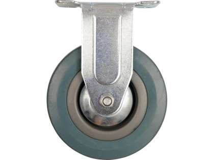 Roată Fixă ​​Cu Cauciuc Gri, 125Mm