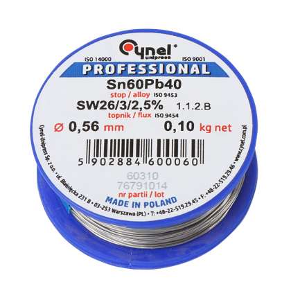 ALIAJ LIPIRE FLUDOR LA COLAC 0.56MM / 100G