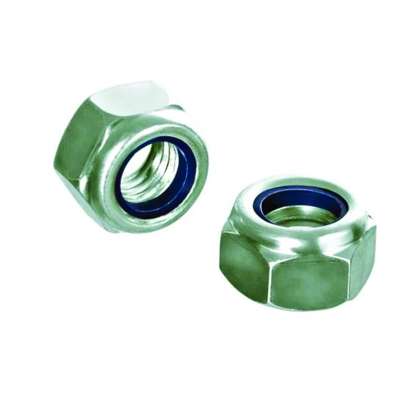 Piulite Zincate Hexagonale Cu Autoblocare M5, 1000/Set