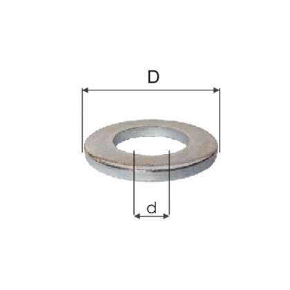 Saibe Zincate Inguste M18 (19.1/34.0Mm), 100/Set