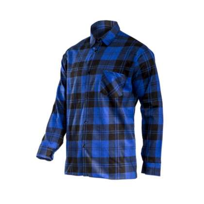 Camasa Flanel Cu Carouri Groasa / Albastru - L