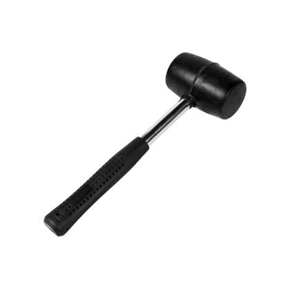 Ciocan din cauciuc maner din otel 5 x 9 cm