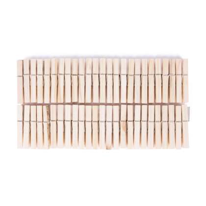 Set 50 carlige din lemn pentru haine 