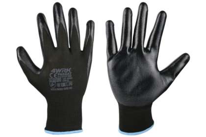 Mănușă din poliester cu strat de nitril