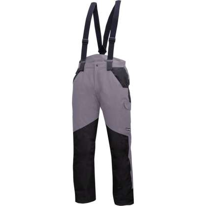 Pantalon Multifunctional Cu Bretele / Gri - L