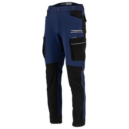 Pantalon Lucru Slim-fit-flexibil / Bleumarin - S