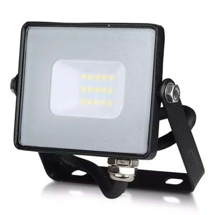 Reflector Led - Ip65 / 10w / 800lm / 6400k (alb-rece)