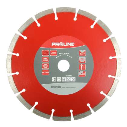 Disc Diamantat Segmentat Laser Universal 300mm / 25.4mm