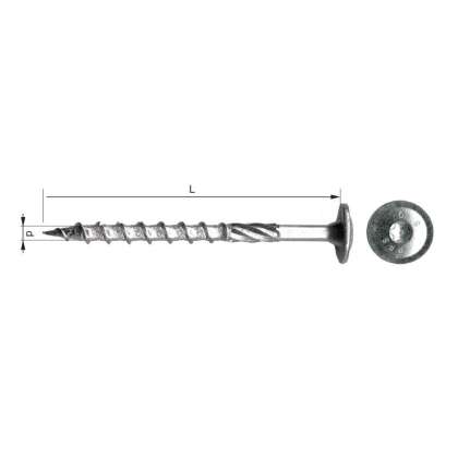 Suruburi Cu Cap Torx Torbante T40 8x260mm, 50/set