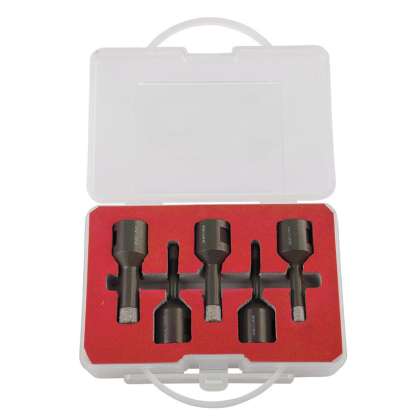 Set Carote Diamantate Cu Filet Fixare 5-12mm - 5p.