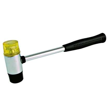 Ciocan Cauciuc-plastic Cu Maner Metalic 35mm