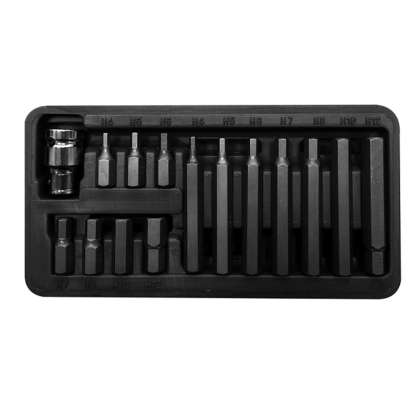 Set Varfuri Hexagonale Cr-va S2 - 15p.