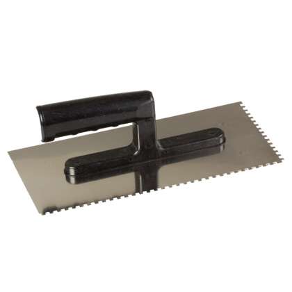 Gletiera Inox Dintata Cu Maner Plastic 270x130/6mm