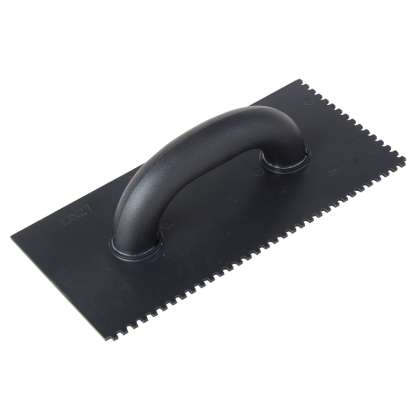 Gletiera Plastic Dintata Cu Maner Robust 270x130/10mm