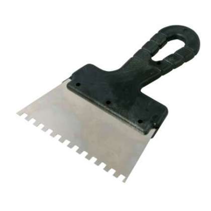 Spatula Inox Dintata Cu Maner Plastic 150/6mm
