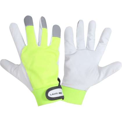 Manusa Piele Ovina / Galben-alb - 10