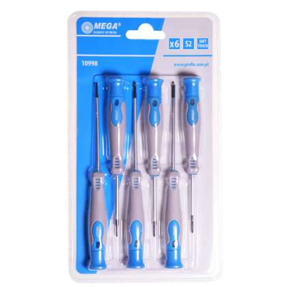 Set Surubelnite Precizie Cr-va Maner Soft-touch - 6p.