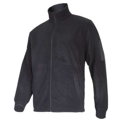 Jacheta Polar Cu Buzunar Aditional / Negru - 3xl