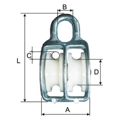 Scripete Dublu Cu Inel 10x31mm/52mm / 16mm / 112mm