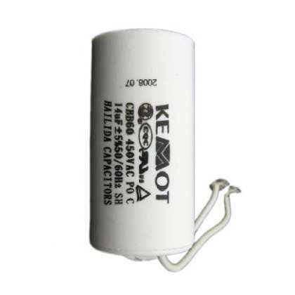 Condensator Motor Cu Fir Conector - 14.00uf / 450v