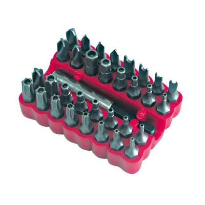 Set Varfuri 1/4" Cu Orificiu Securitate - 33p.