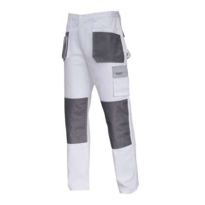 Pantalon Lucru Mediu-gros Bumbac / Alb - 2l/54