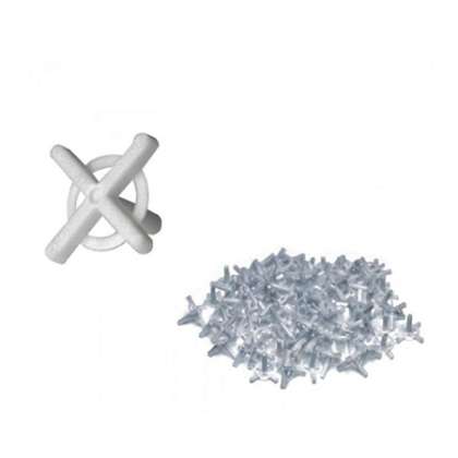 Distantiere Faianta Tip Cruce Cu Inel 4.0mm, 50/set