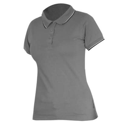 Tricou Bumbac Polo (dama) / Gri - M