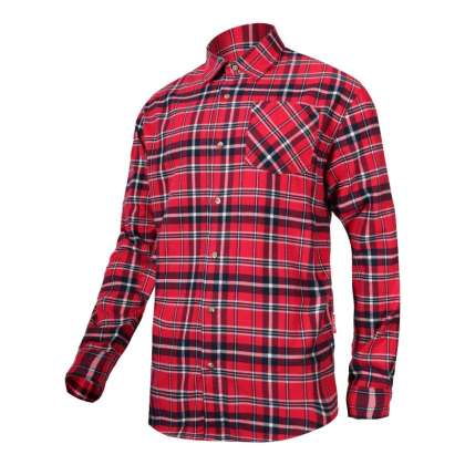 Camasa Flanel Cu Carouri Groasa / Rosu - M/h-170
