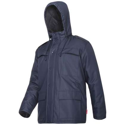 Jacheta Captusita Usoara Cu Gluga / Bleumarin - Xl