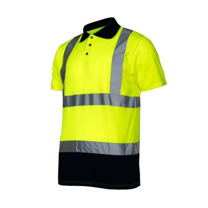 Tricou Reflectorizant Polo / Verde - 3xl