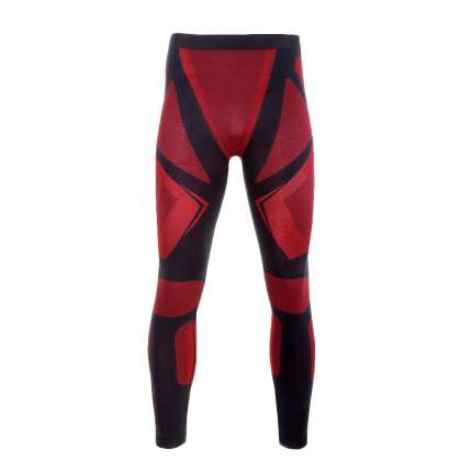 Pantalon De Corp Termoactiv / Negru-rosu - L/xl