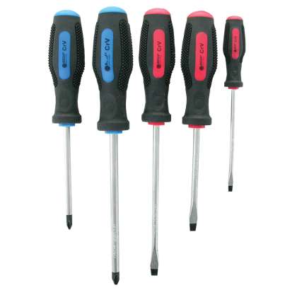 Set Surubelnite Cr-va Maner Cauciuc - 5p.