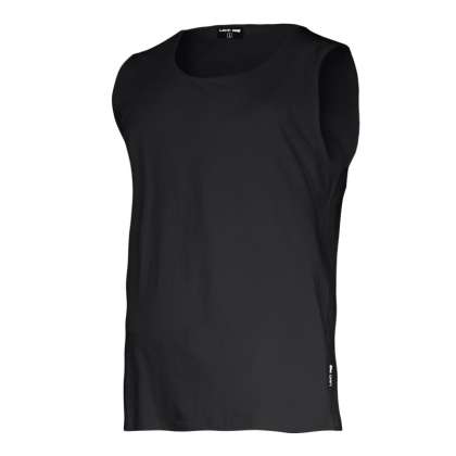 Tricou Bumbac Fara Maneci / Negru - 2xl